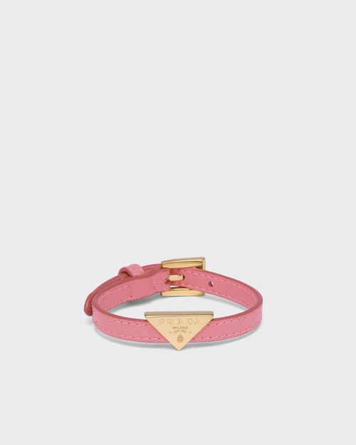 Prada Saffiano Leather Bracelet 1