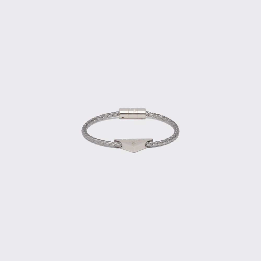 Prada Braided nappa leather bracelet 1