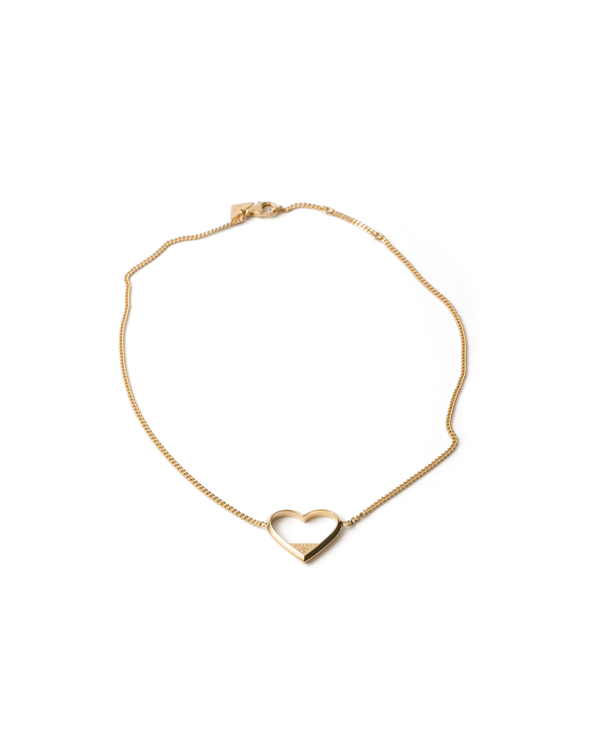 Prada Collar De Metal, Mujer, Dorado