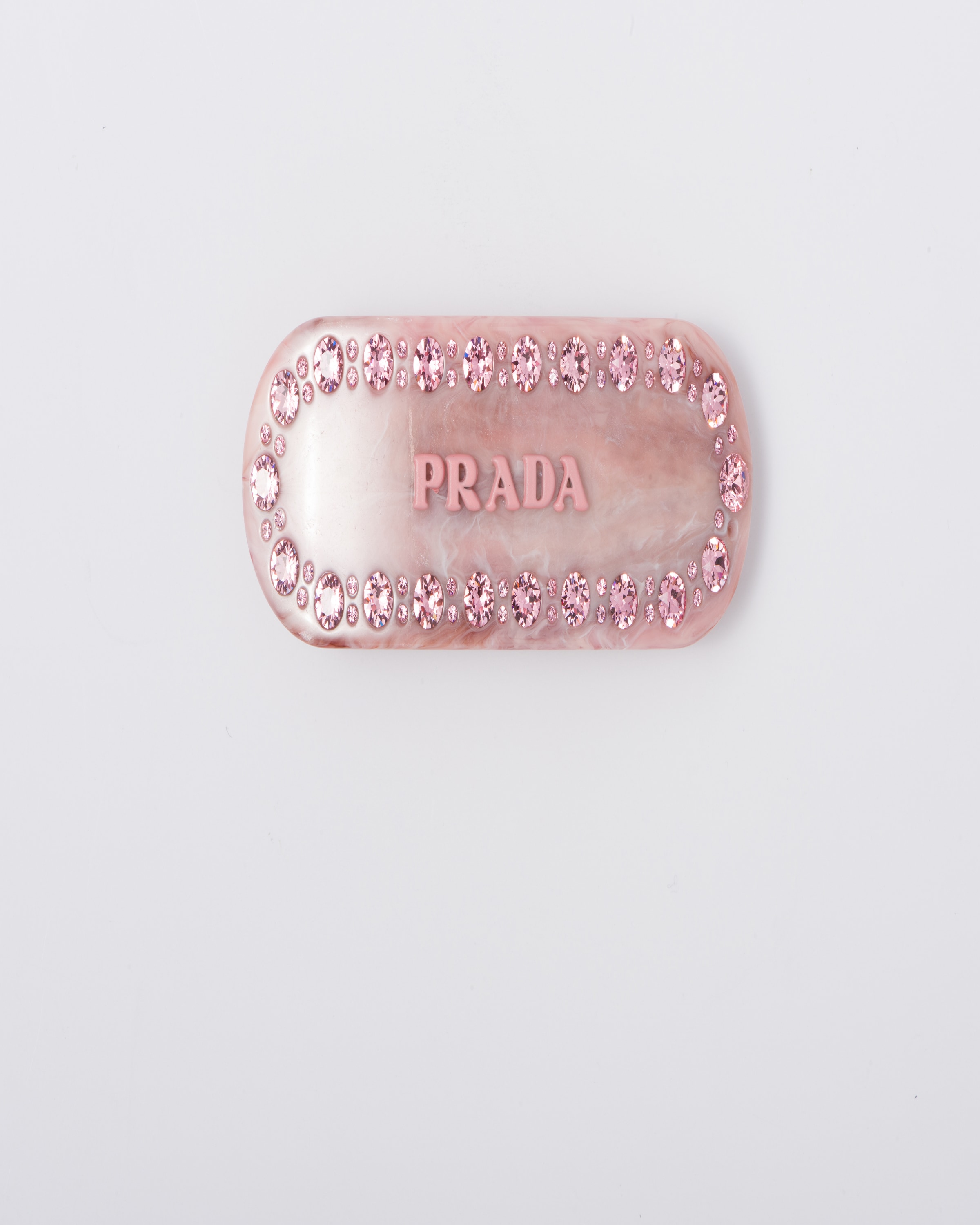 Hair Clip With Crystals, Woman, Petal Pink
