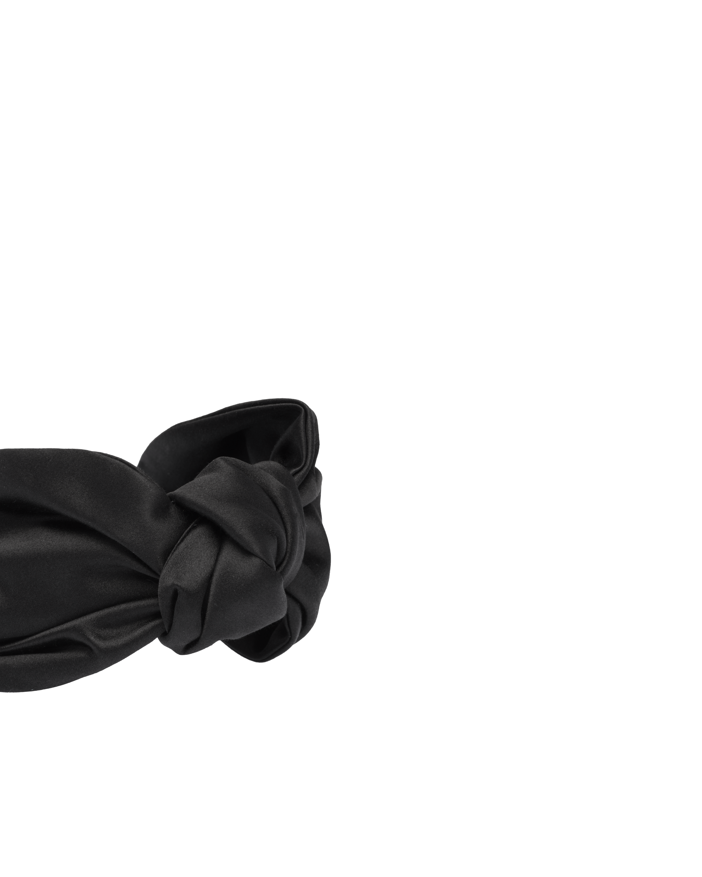 リアルサープラス Prada プラダ ヘアアクセサリー サテン ヘッドバンド 超目玉 Www Premiervbleague Com