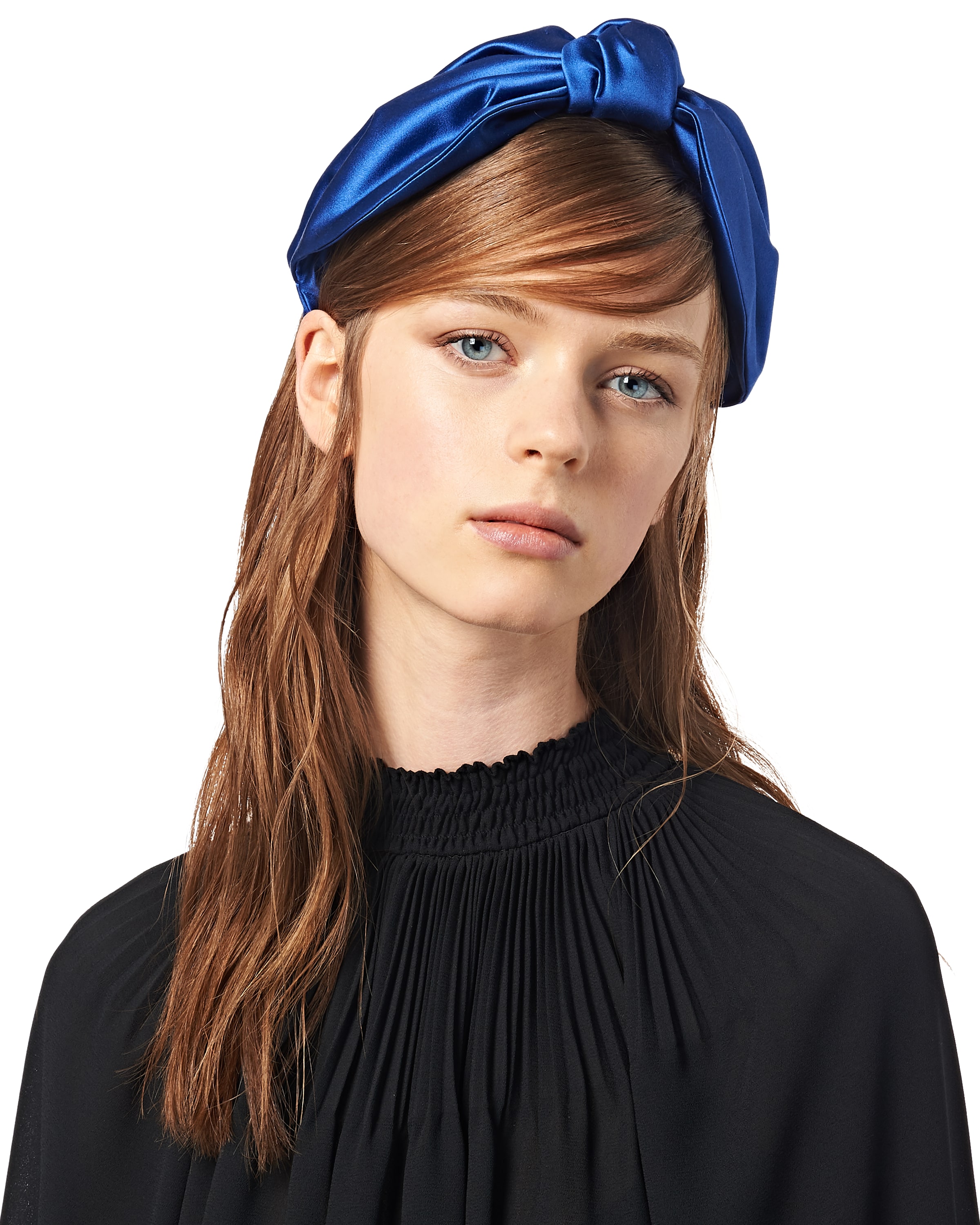 Prada silk cloth headband. Prada // Black Nylon Logo Headband – VSP Consignment main image 2