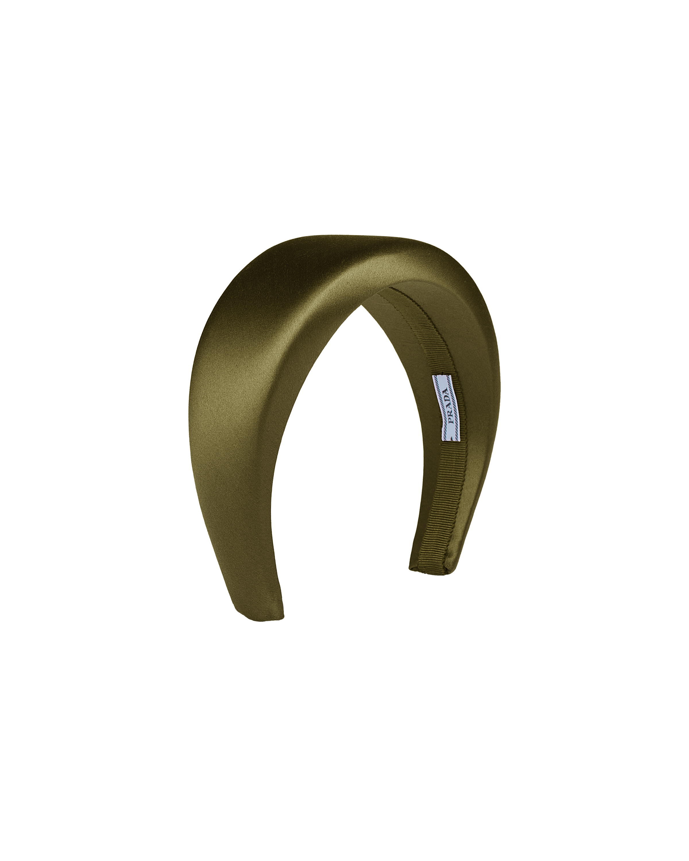 Prada headband satin