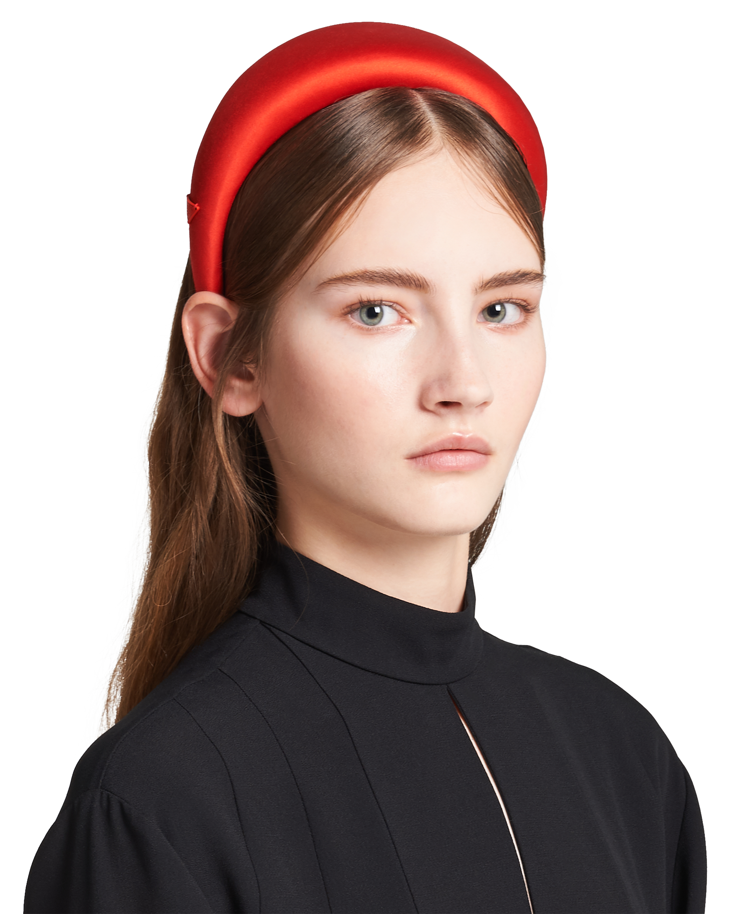 Satin 2025 headband prada