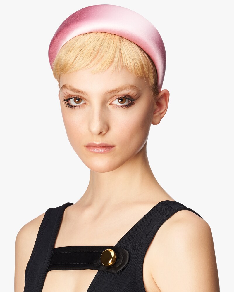 prada pink headband