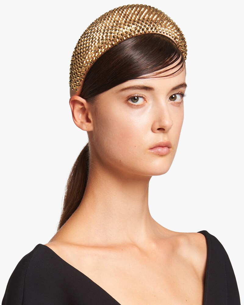 prada crystal headband