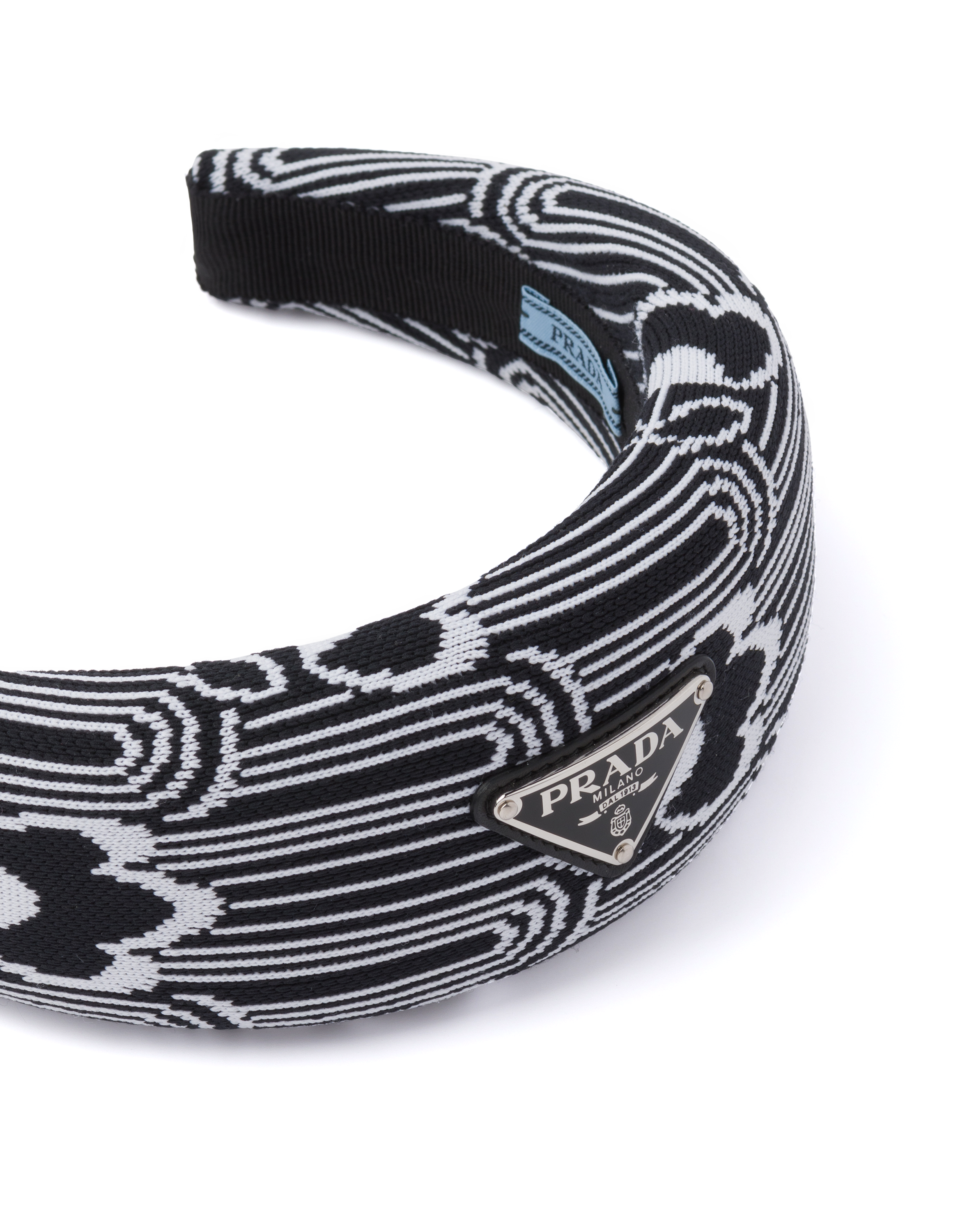 Prada Bandeau en tricot jacquard 3