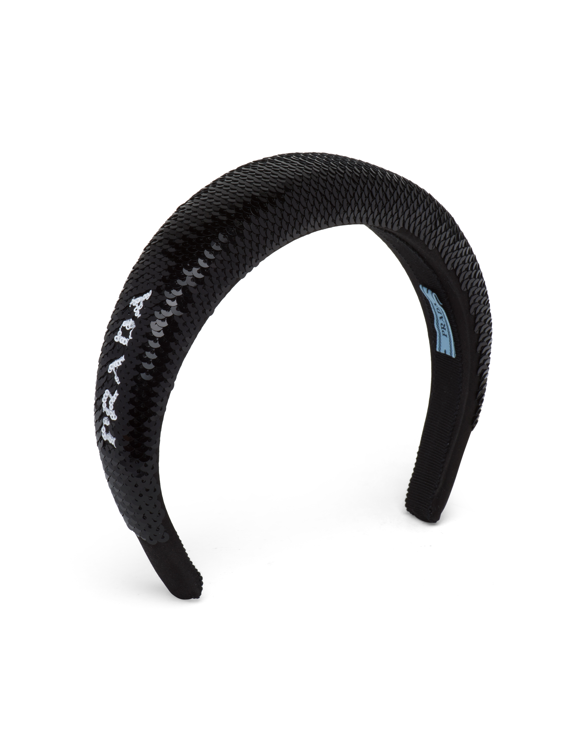 prada headband logo