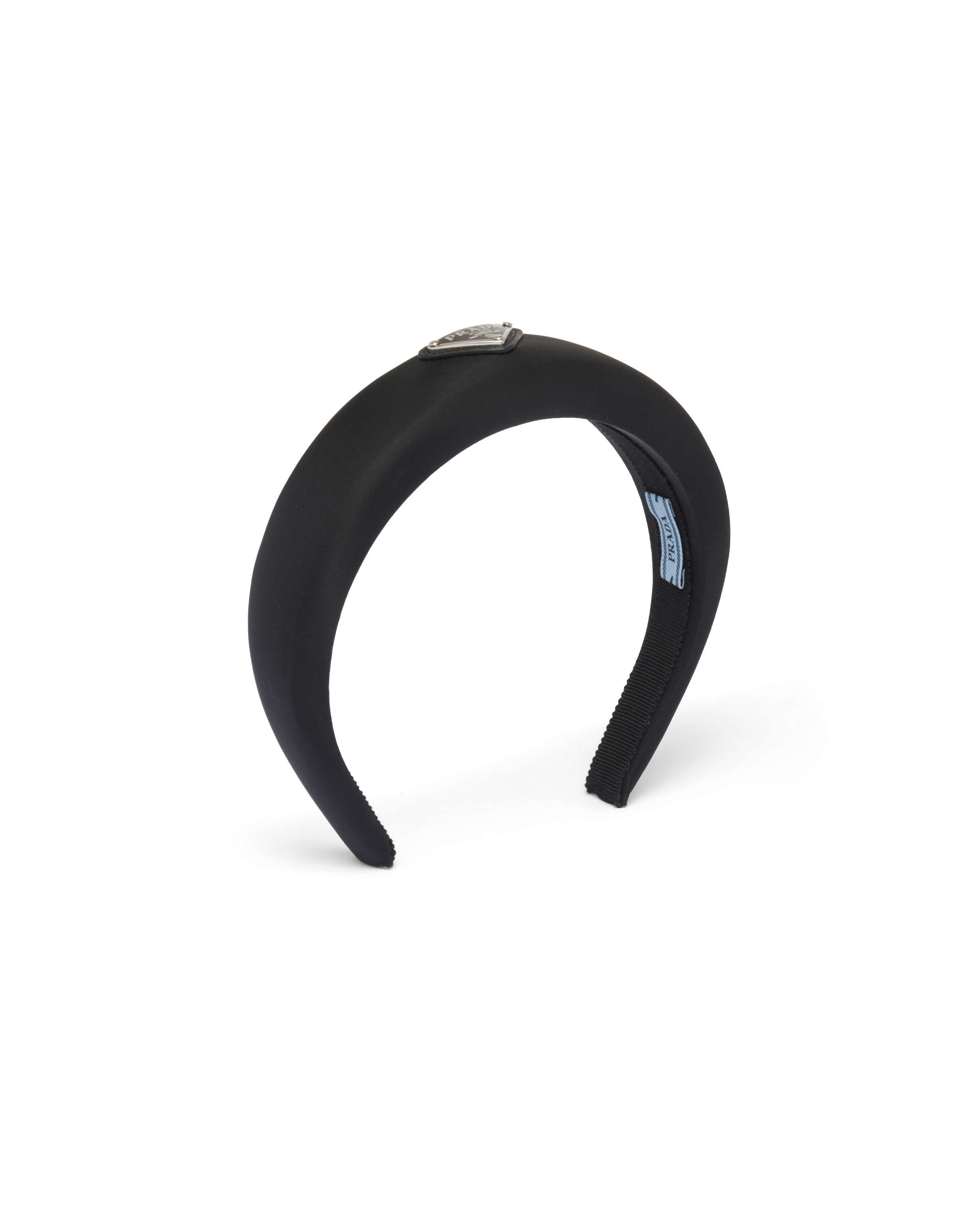 Prada Re-nylon Headband In Black