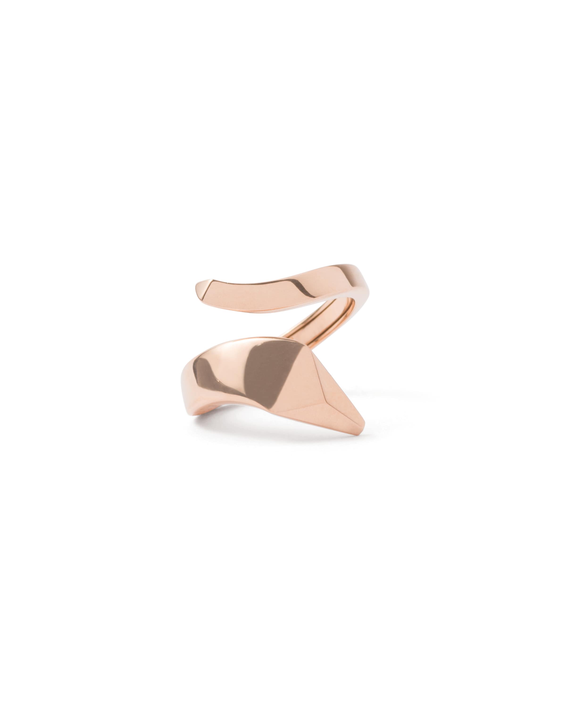 Prada Anello Eternal Gold Serpente Mini In Oro Rosa, Donna, Oro Rosa, Taglia 17