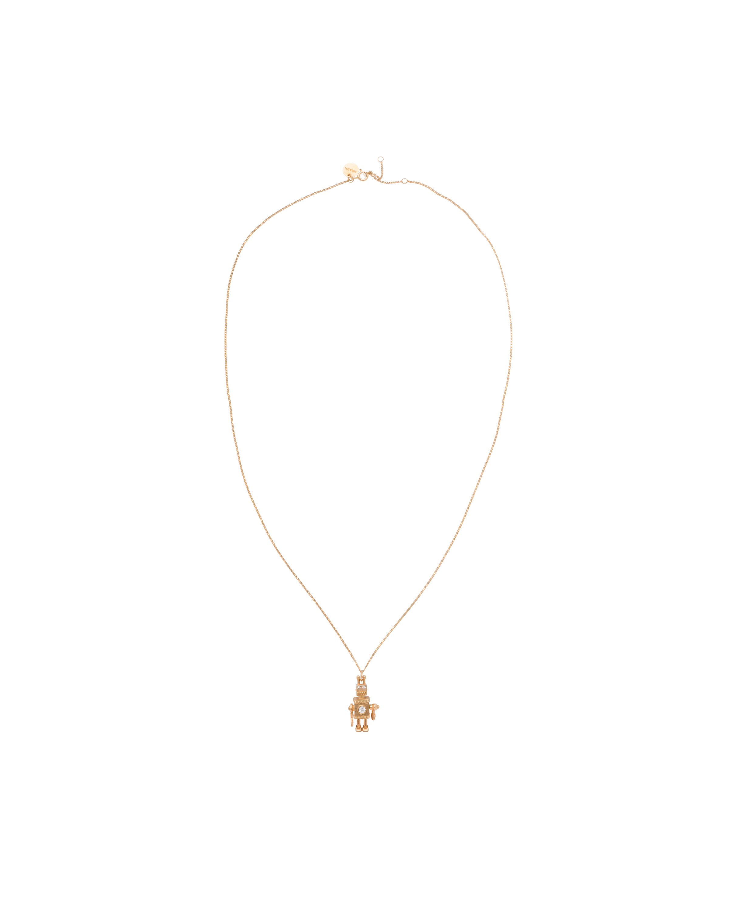 Gold Prada Fine Jewellery gold and diamond necklace Prada