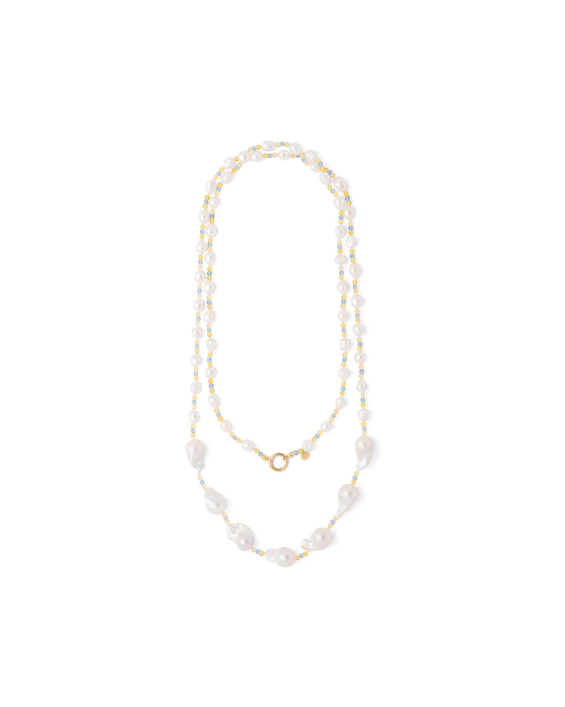 Prada Fine Jewellery gold and pearl necklace Prada