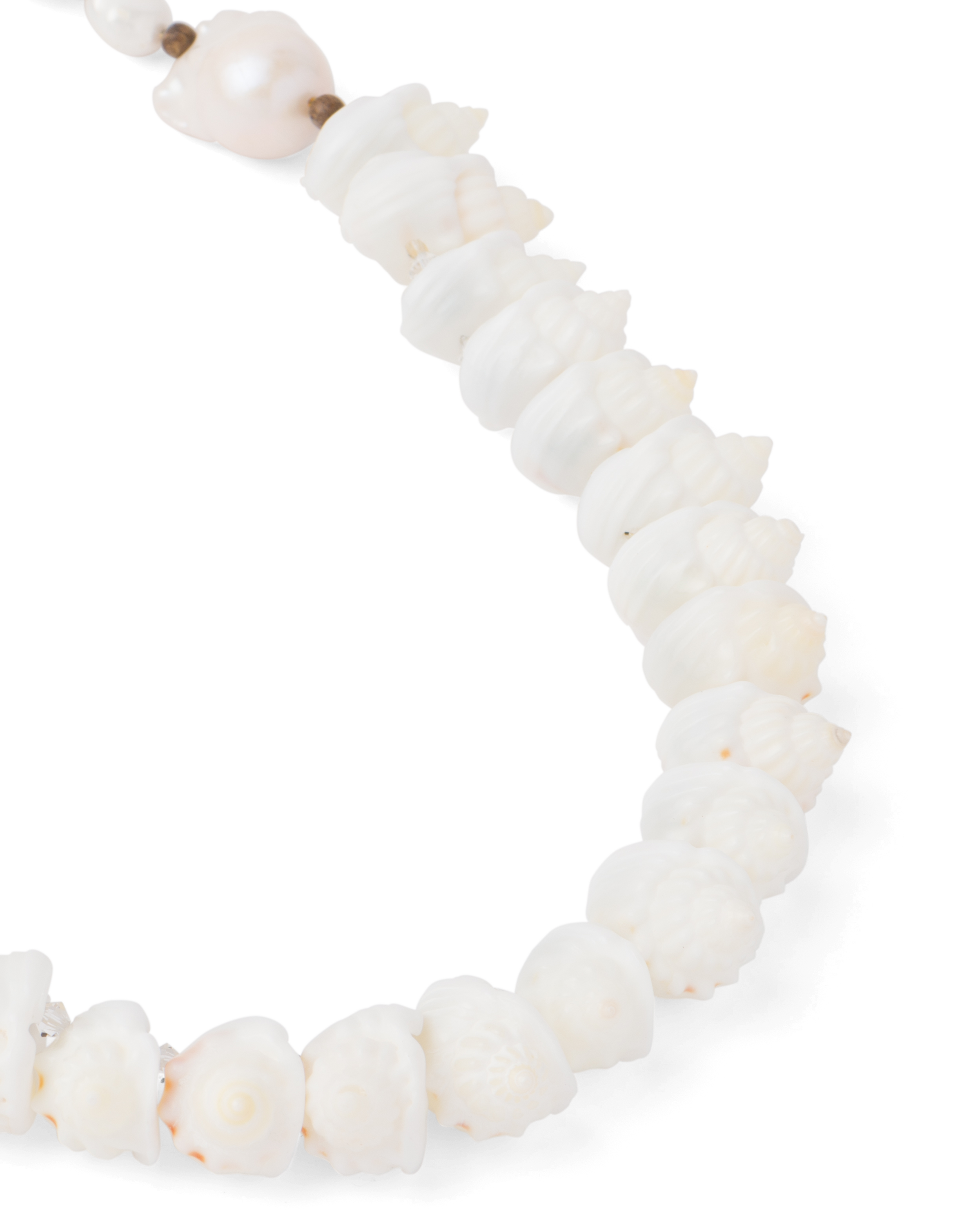 Prada Silver necklace with shells 3