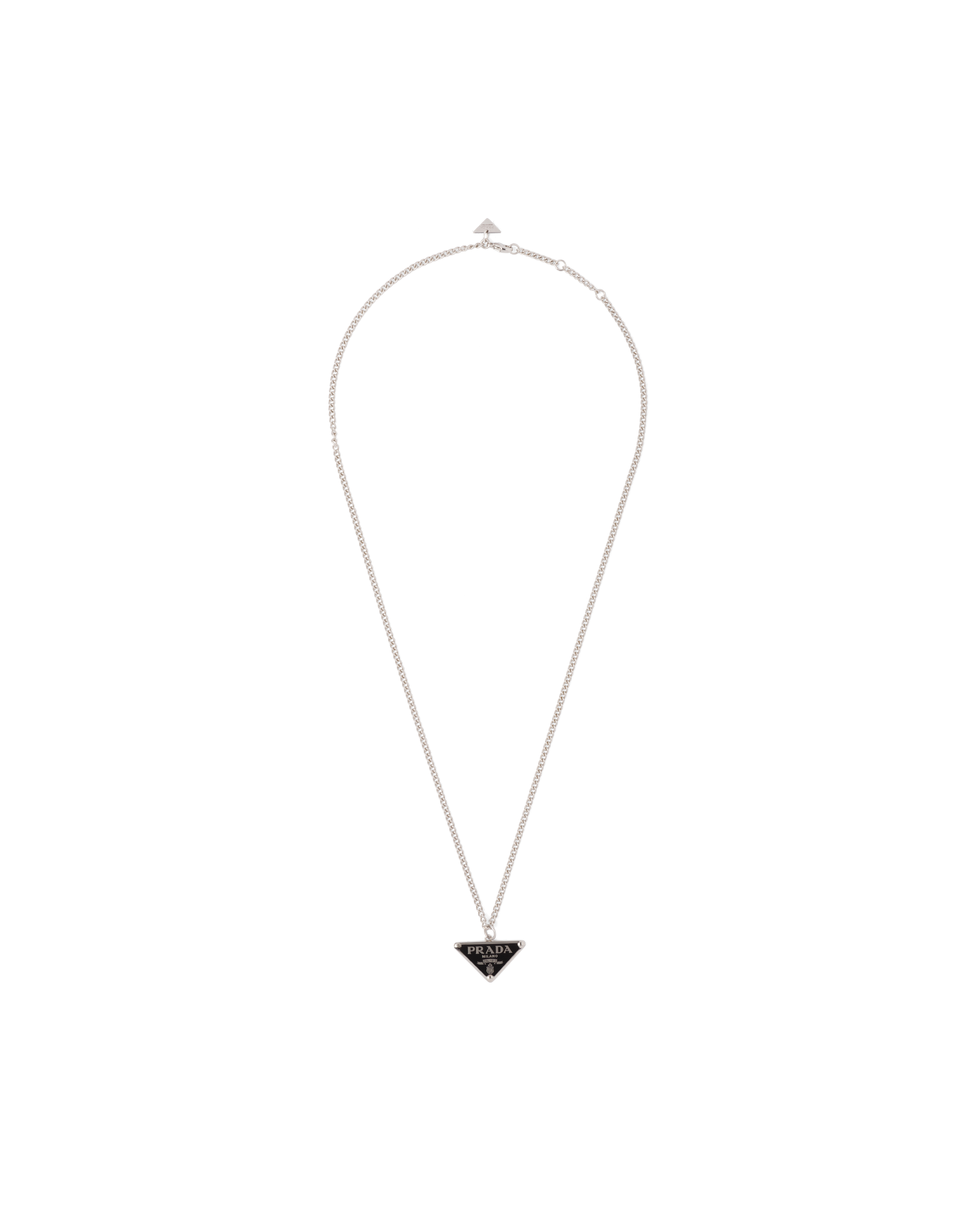 Prada saffiano necklace Clearance