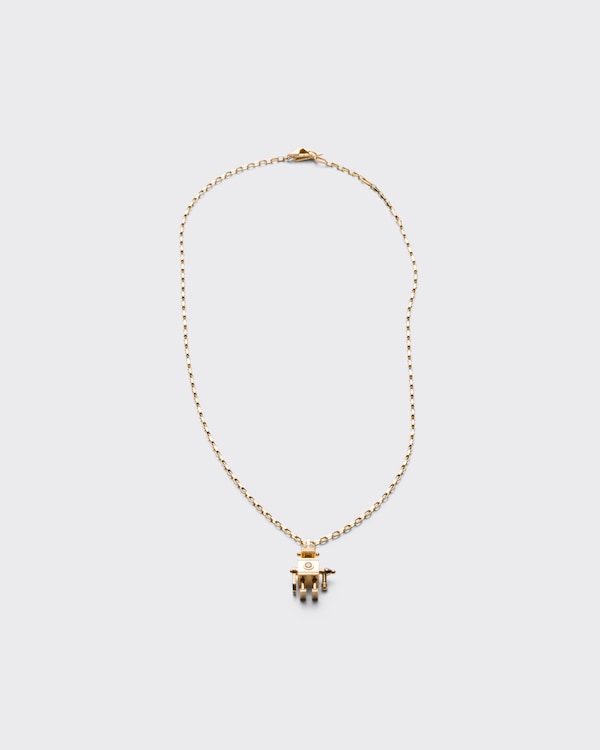 Eternal Gold Pop Charms necklace with pendant - Gold/White Eternal Gold Pop Charms necklace with pendant - Gold/White