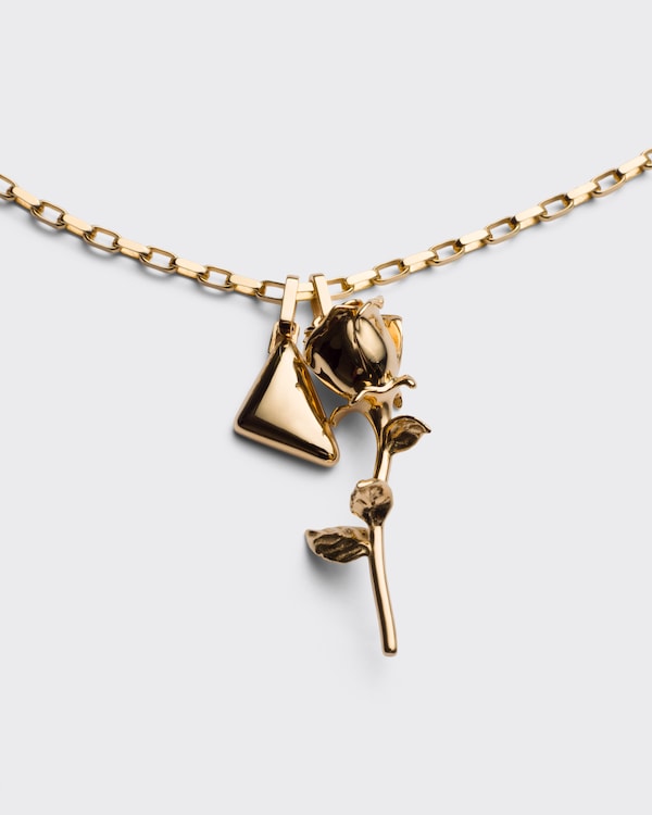 Eternal Gold Pop Charms necklace with pendants - Gold Eternal Gold Pop Charms necklace with pendants - Gold