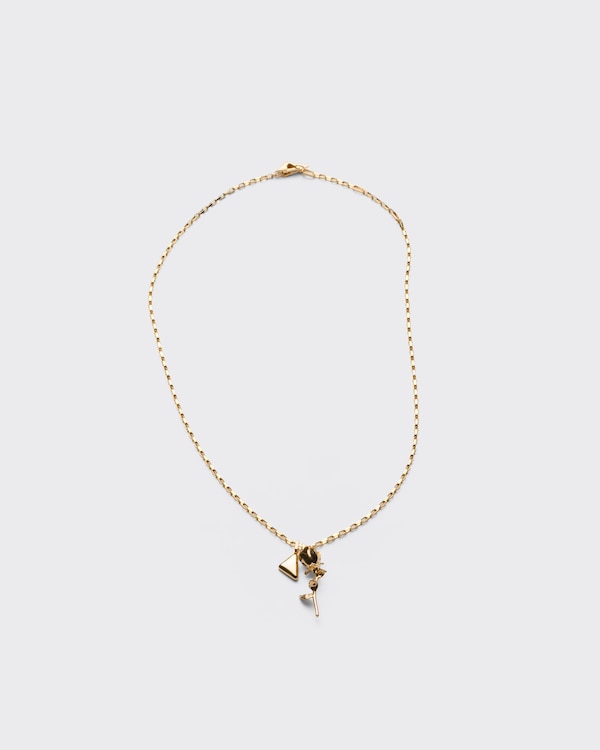 Eternal Gold Pop Charms necklace with pendants - Gold Eternal Gold Pop Charms necklace with pendants - Gold