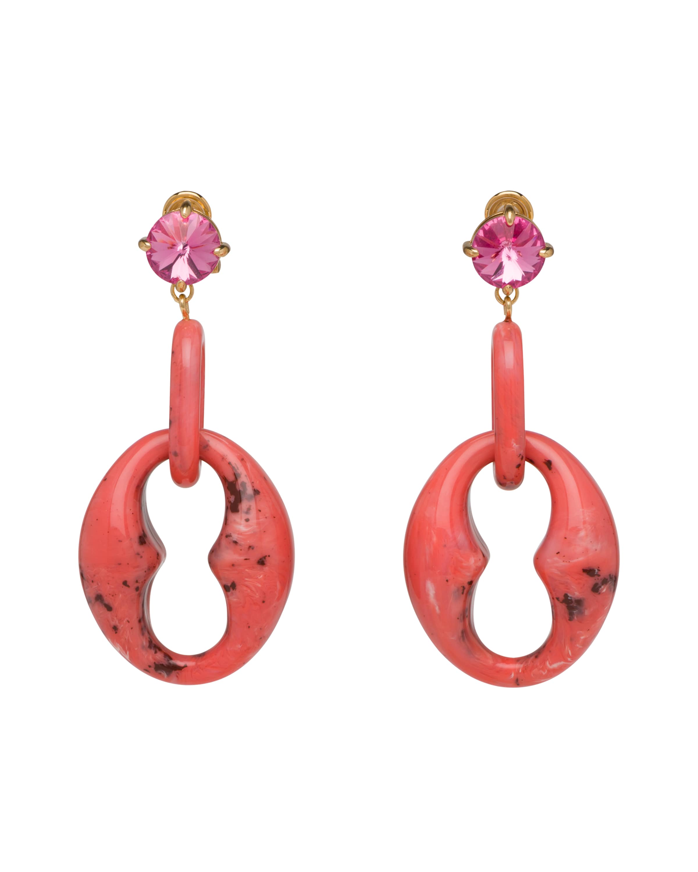 Plexiglas earrings | Prada