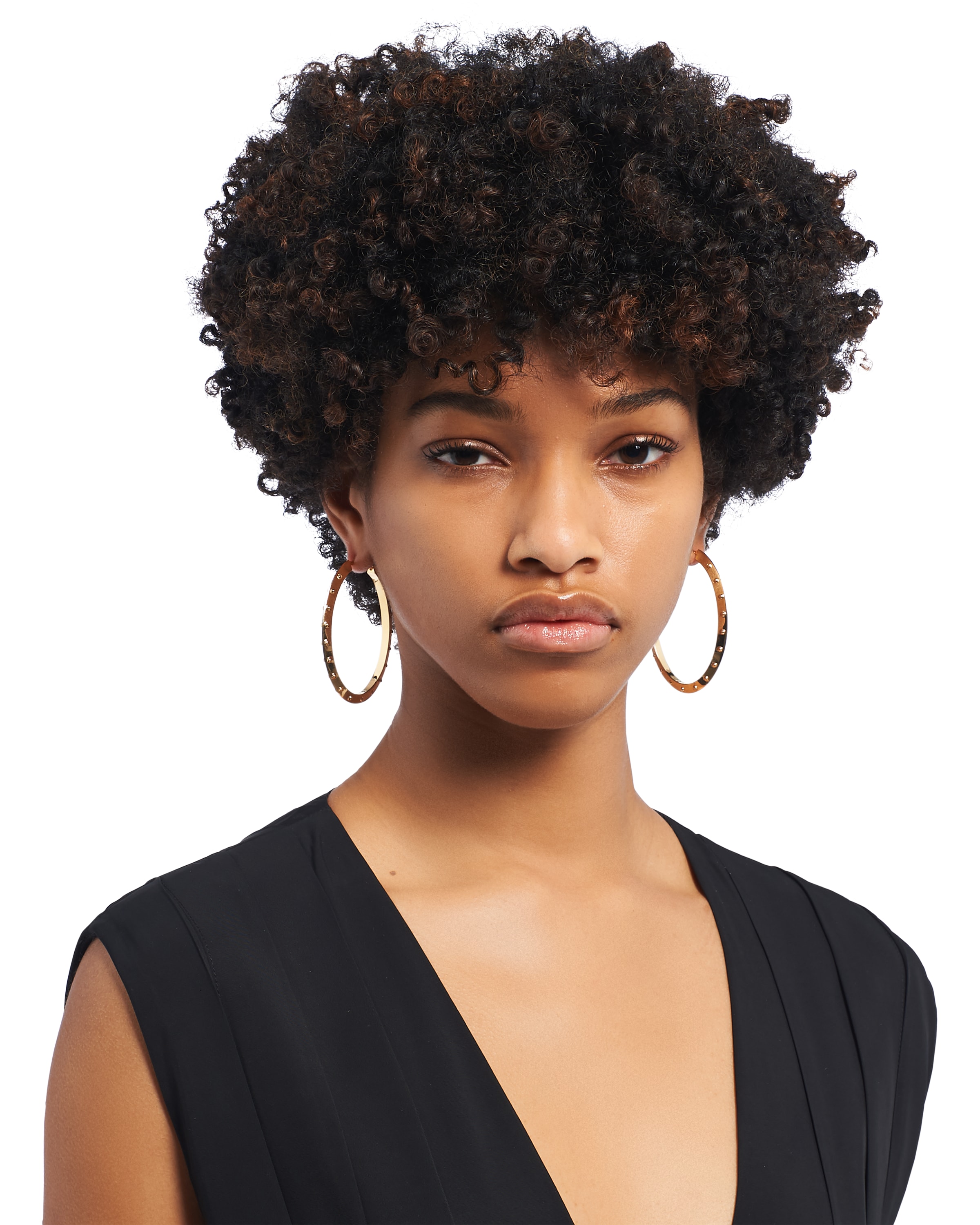 prada hoop earrings