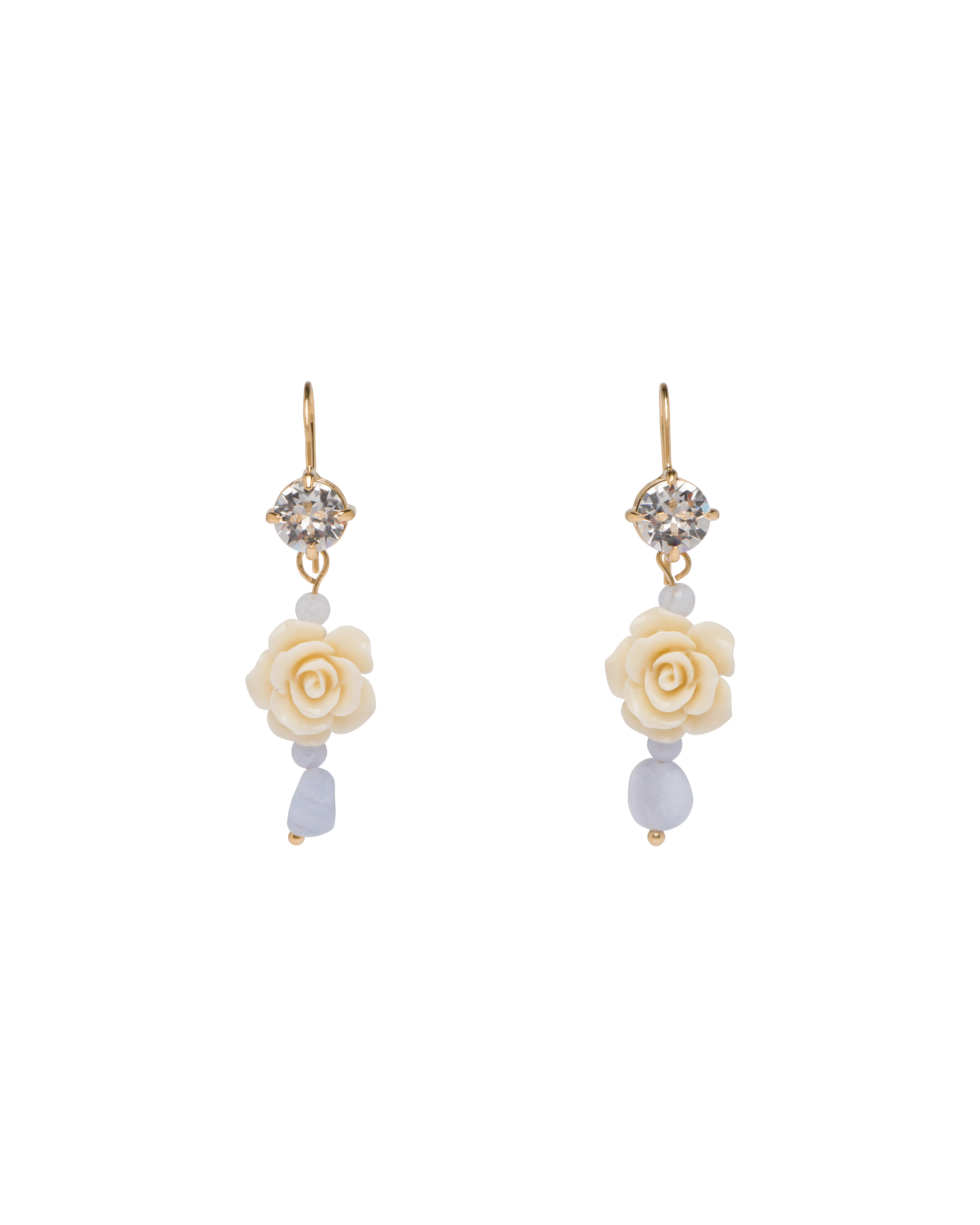prada flower earrings