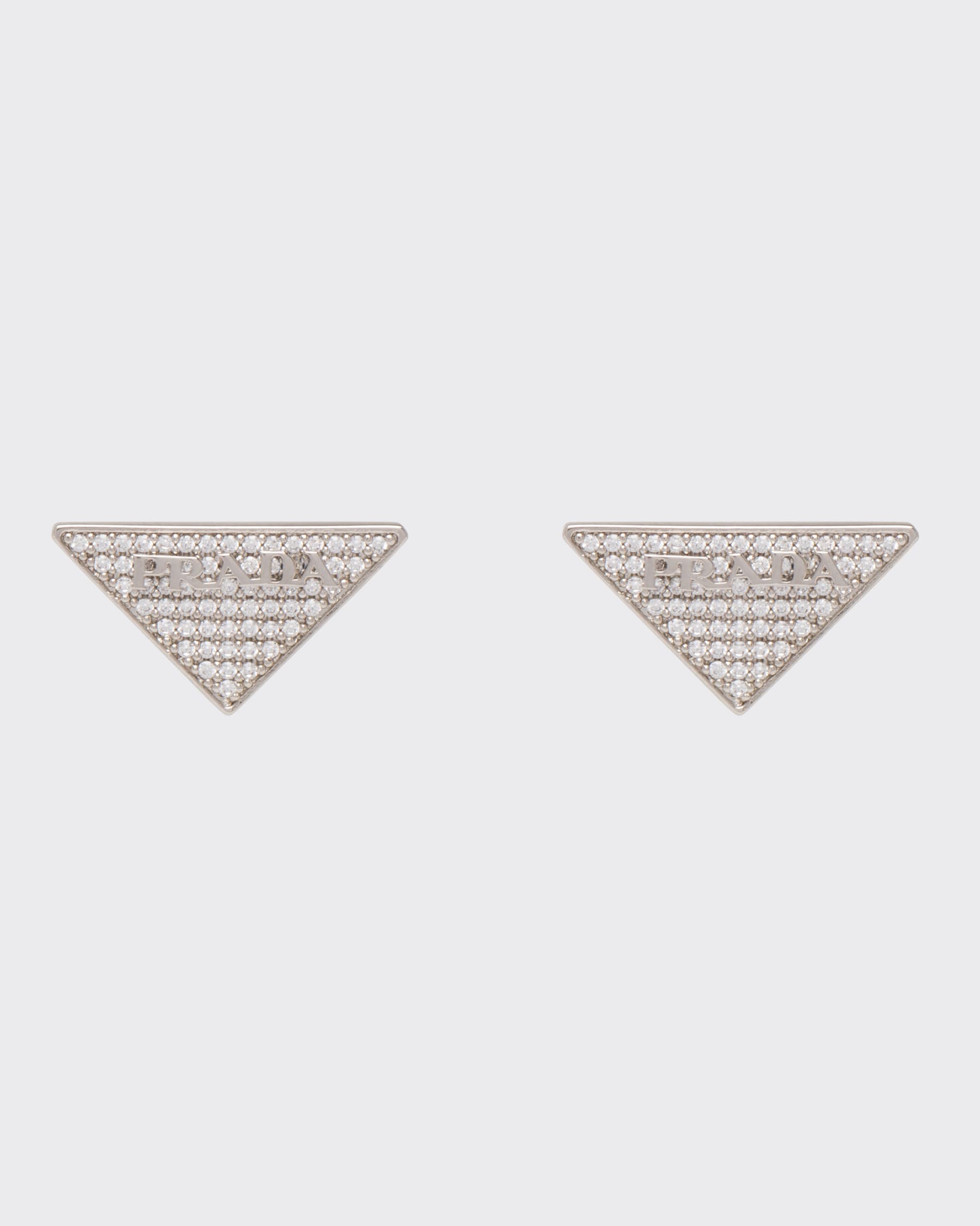 Logo Crystal Earrings