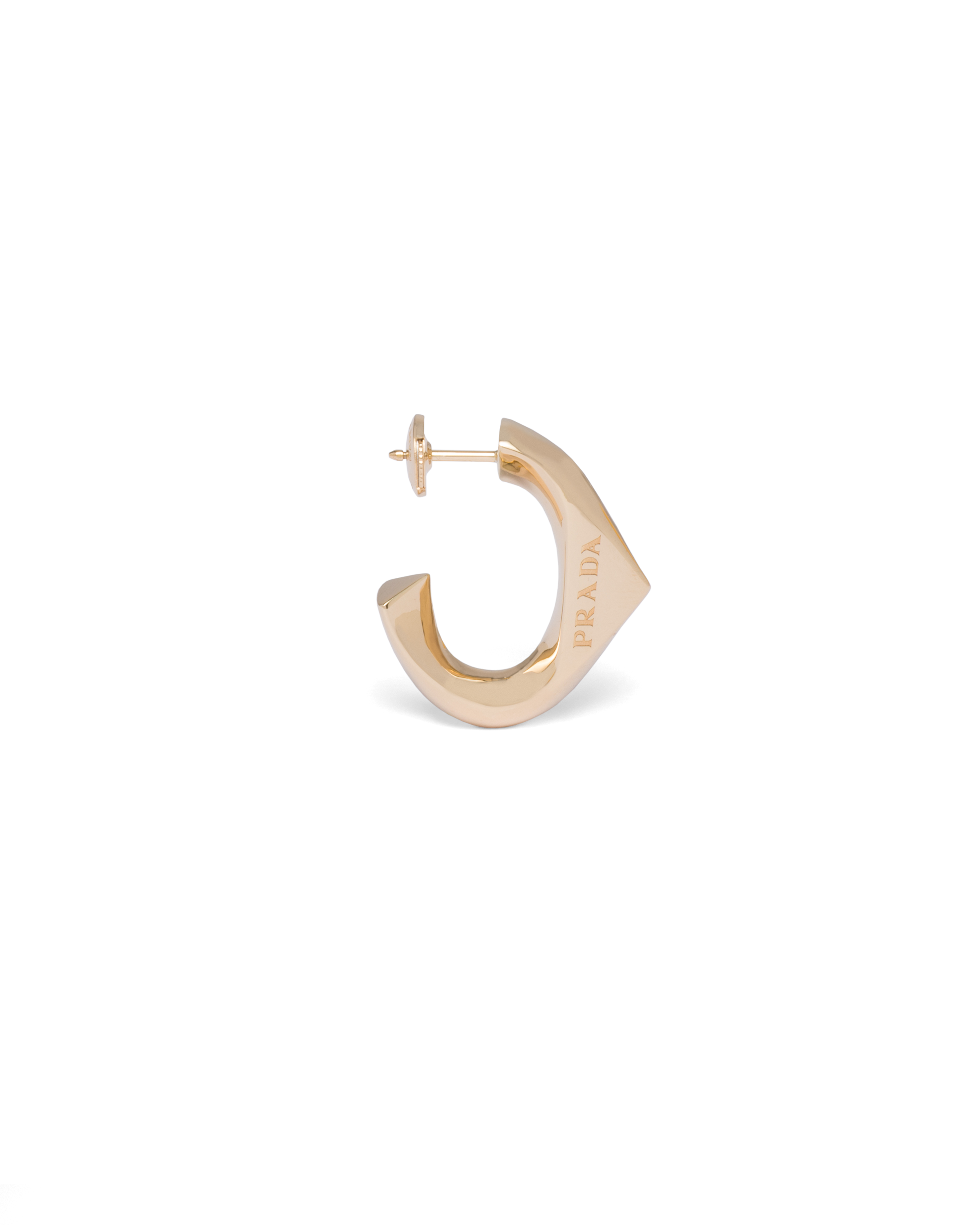 Prada Eternal Gold Small Earrings In Yellow Gold