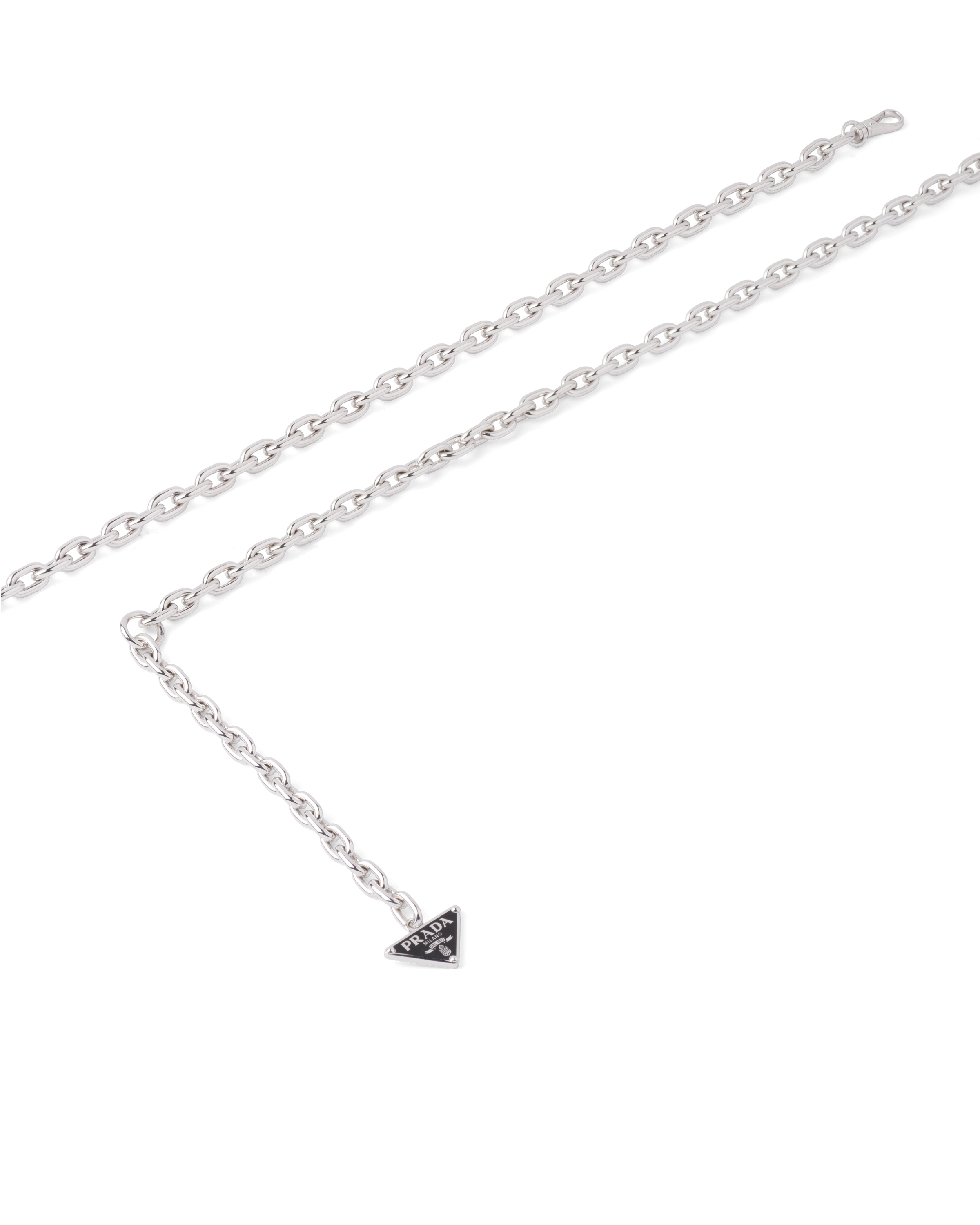 prada logo chain