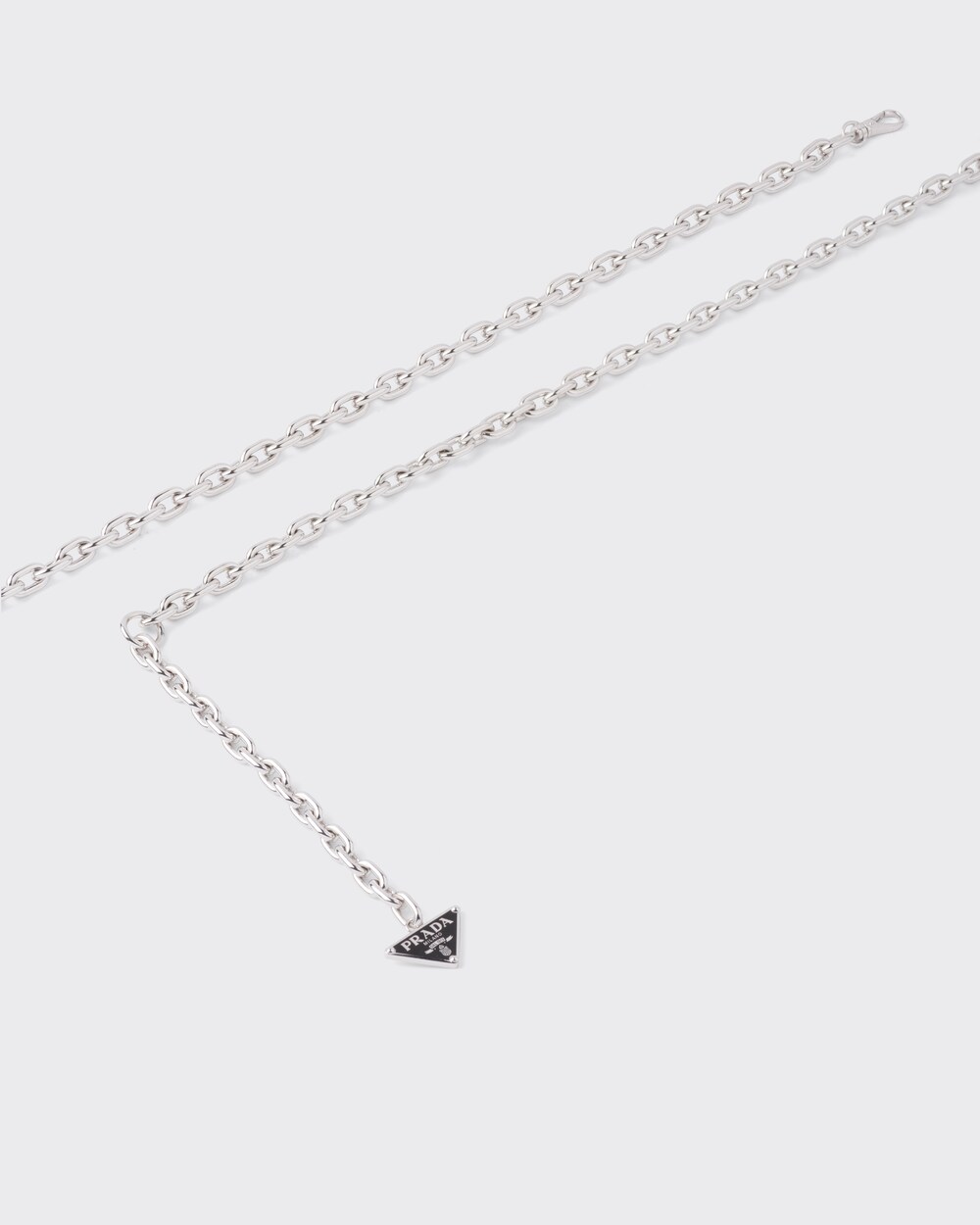 Silver Prada Symbole belt | Prada