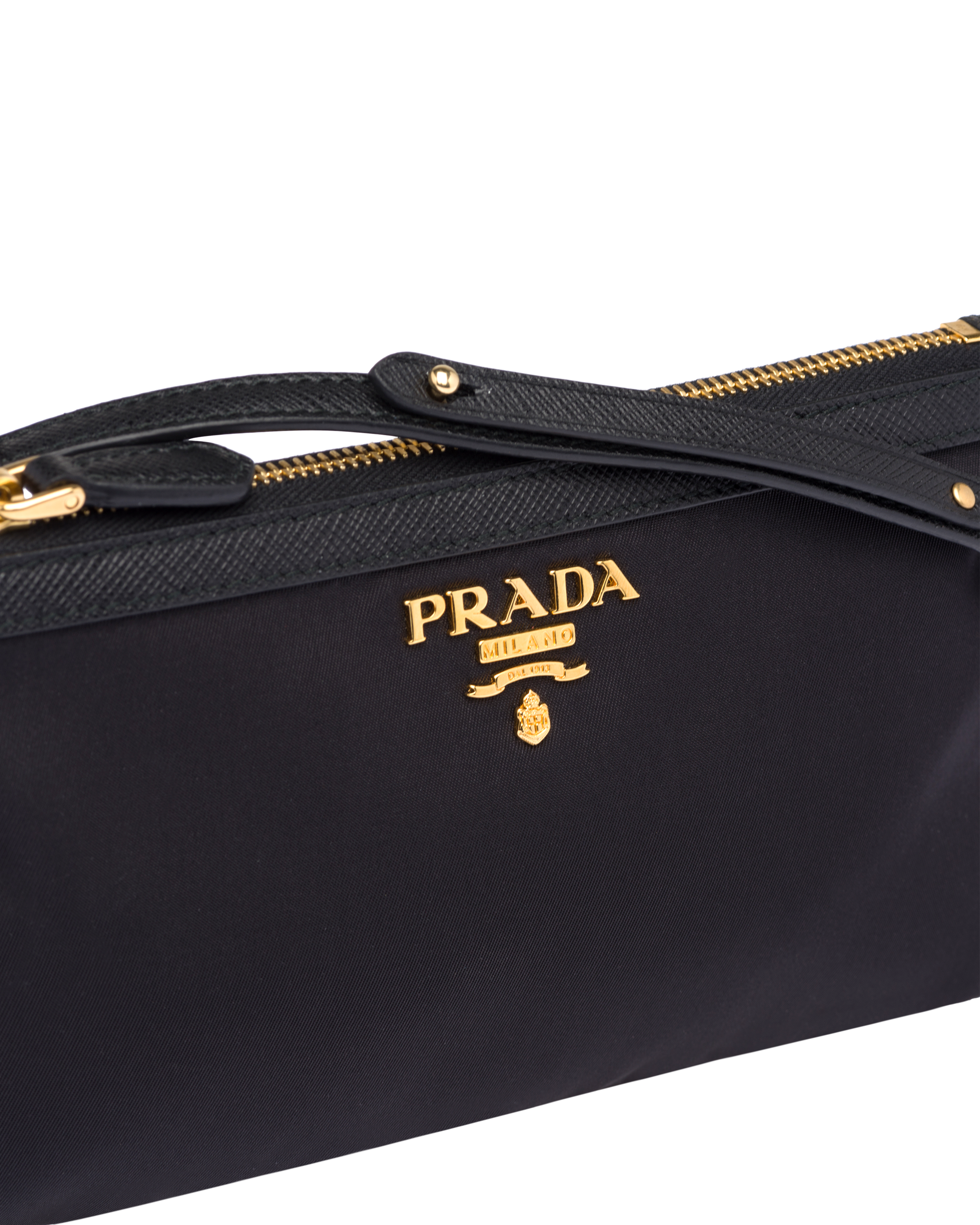 prada nylon clutch bag