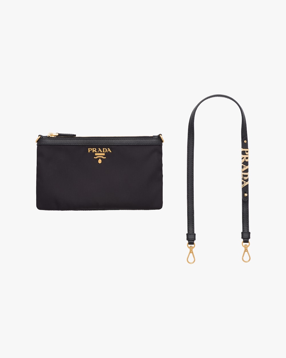 prada clutch nylon