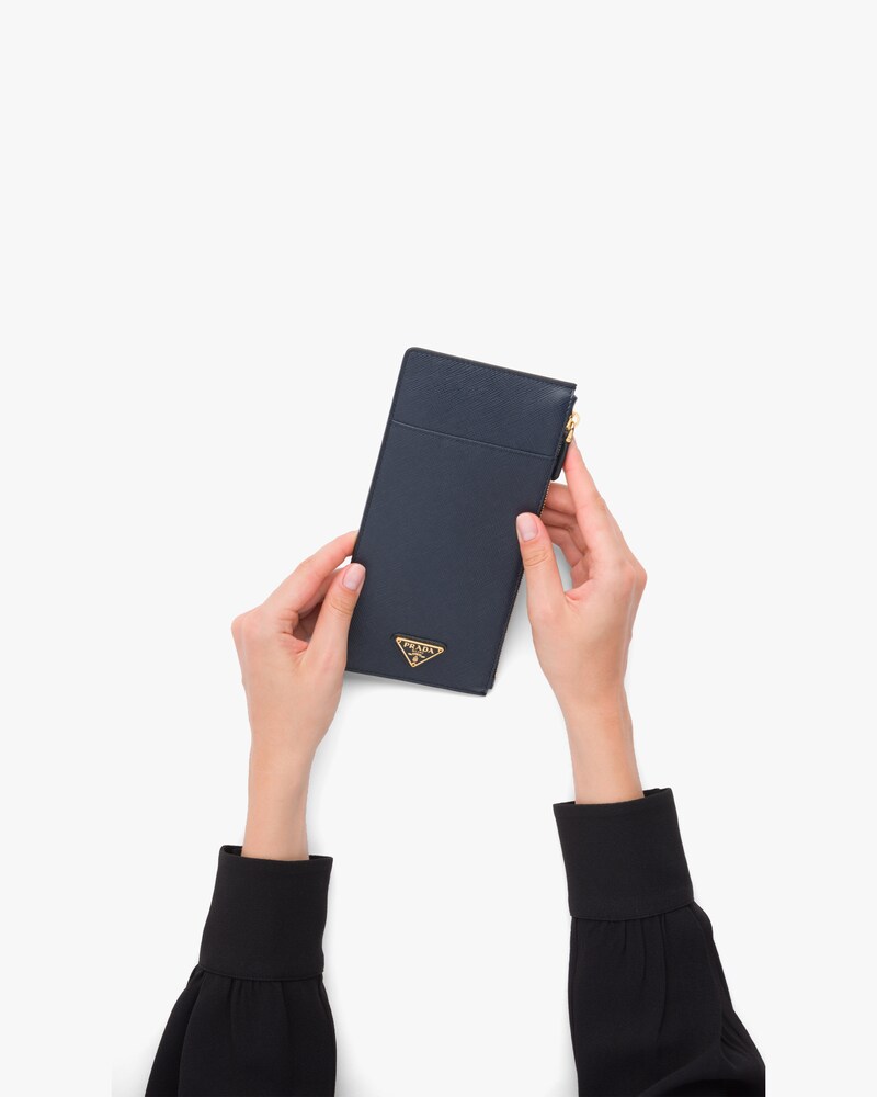 prada saffiano leather document holder