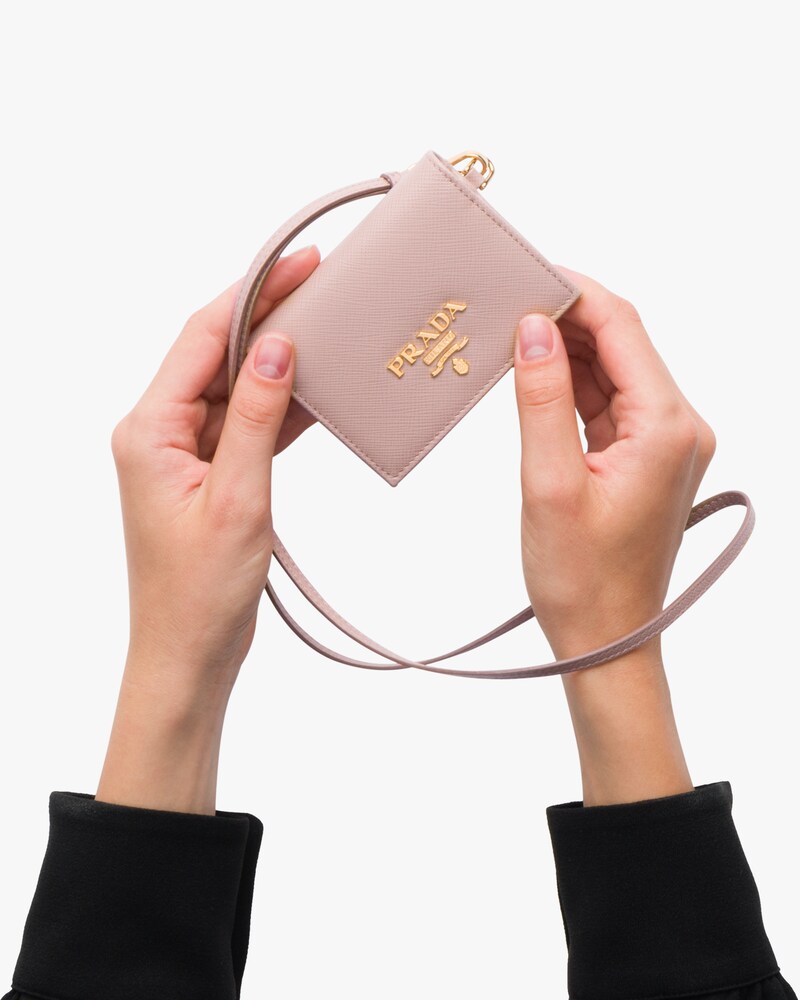 neck card holder prada