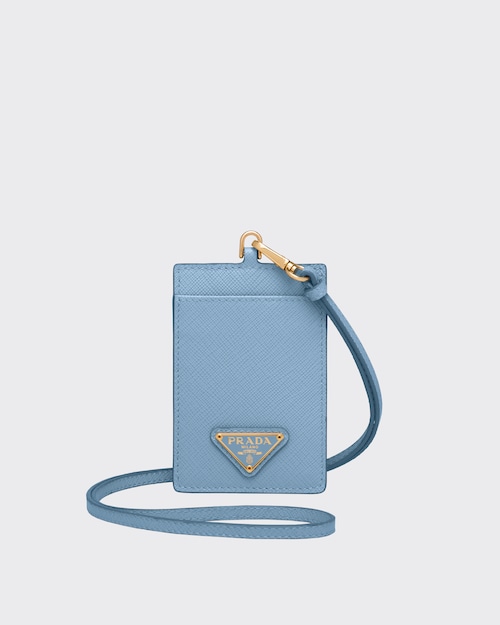 Prada Saffiano Leather Badge Holder 1