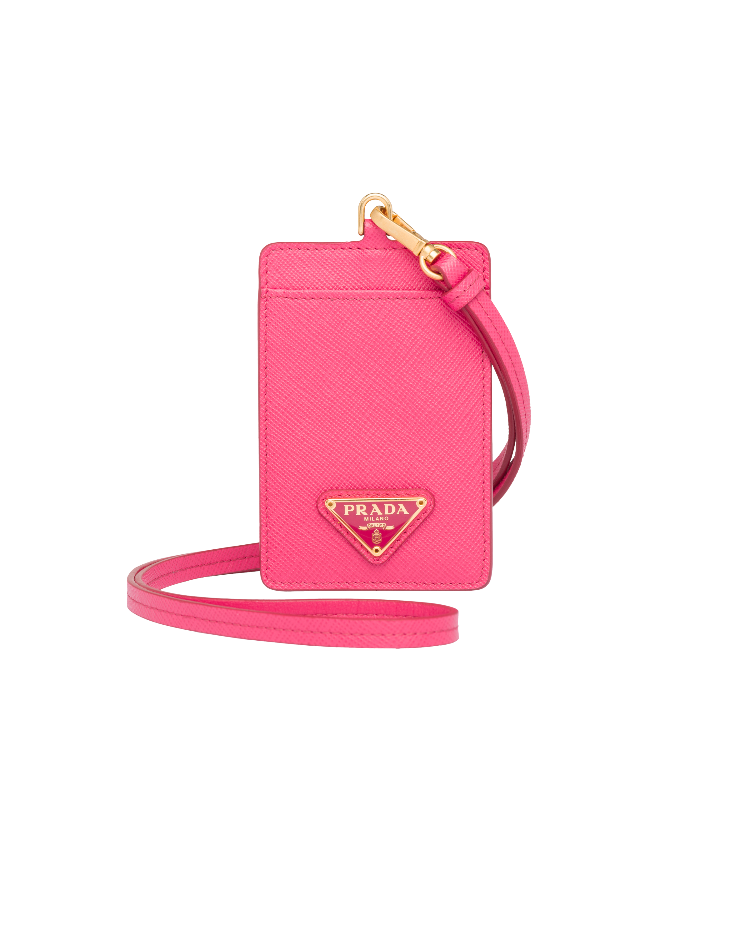 badge holder prada