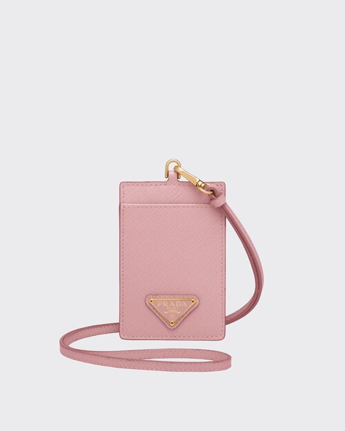 Prada Saffiano Leather Badge Holder 1