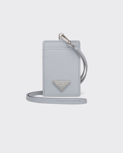 Prada Saffiano Leather Badge Holder 1