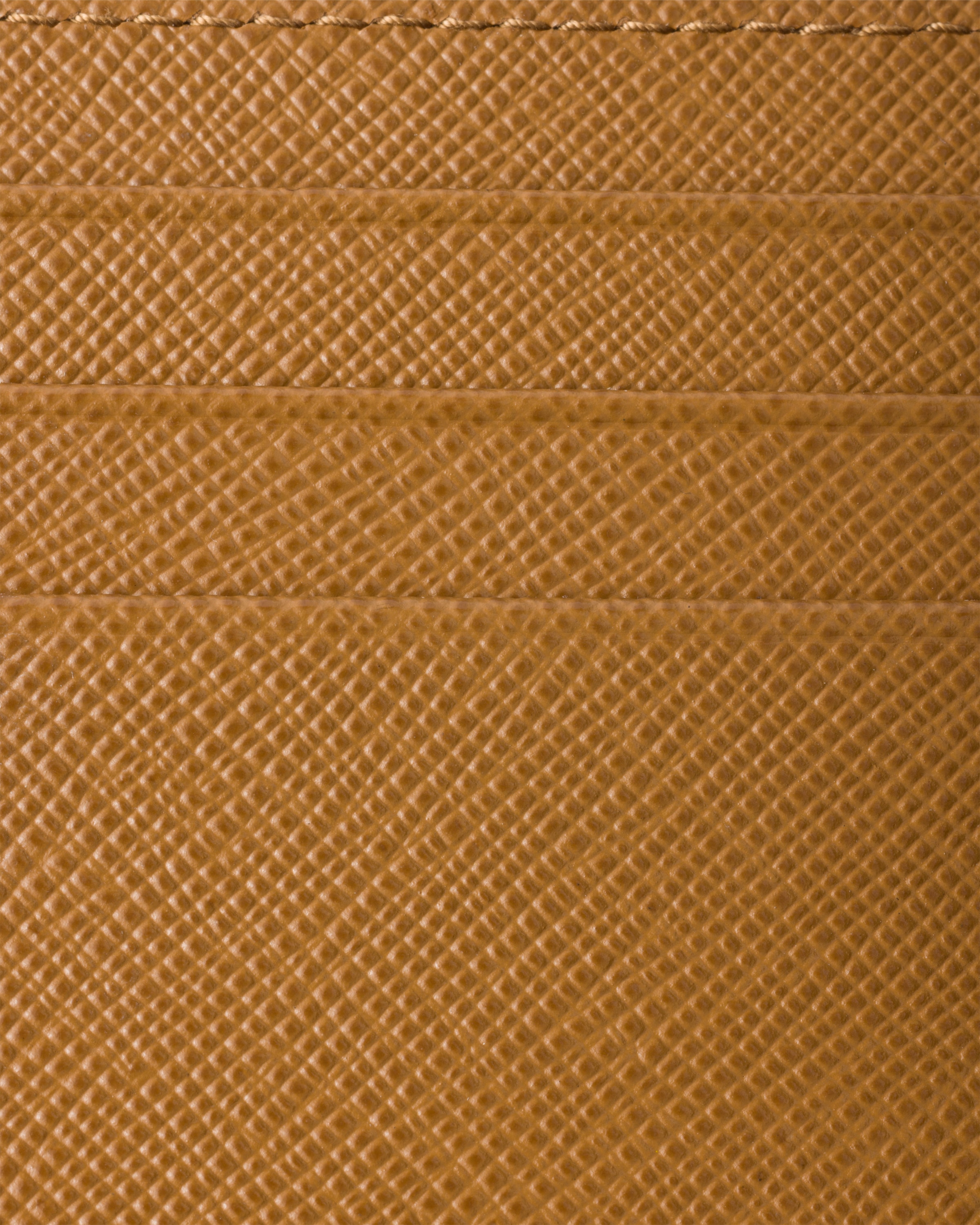Prada Triangle Logo Leather Card Case