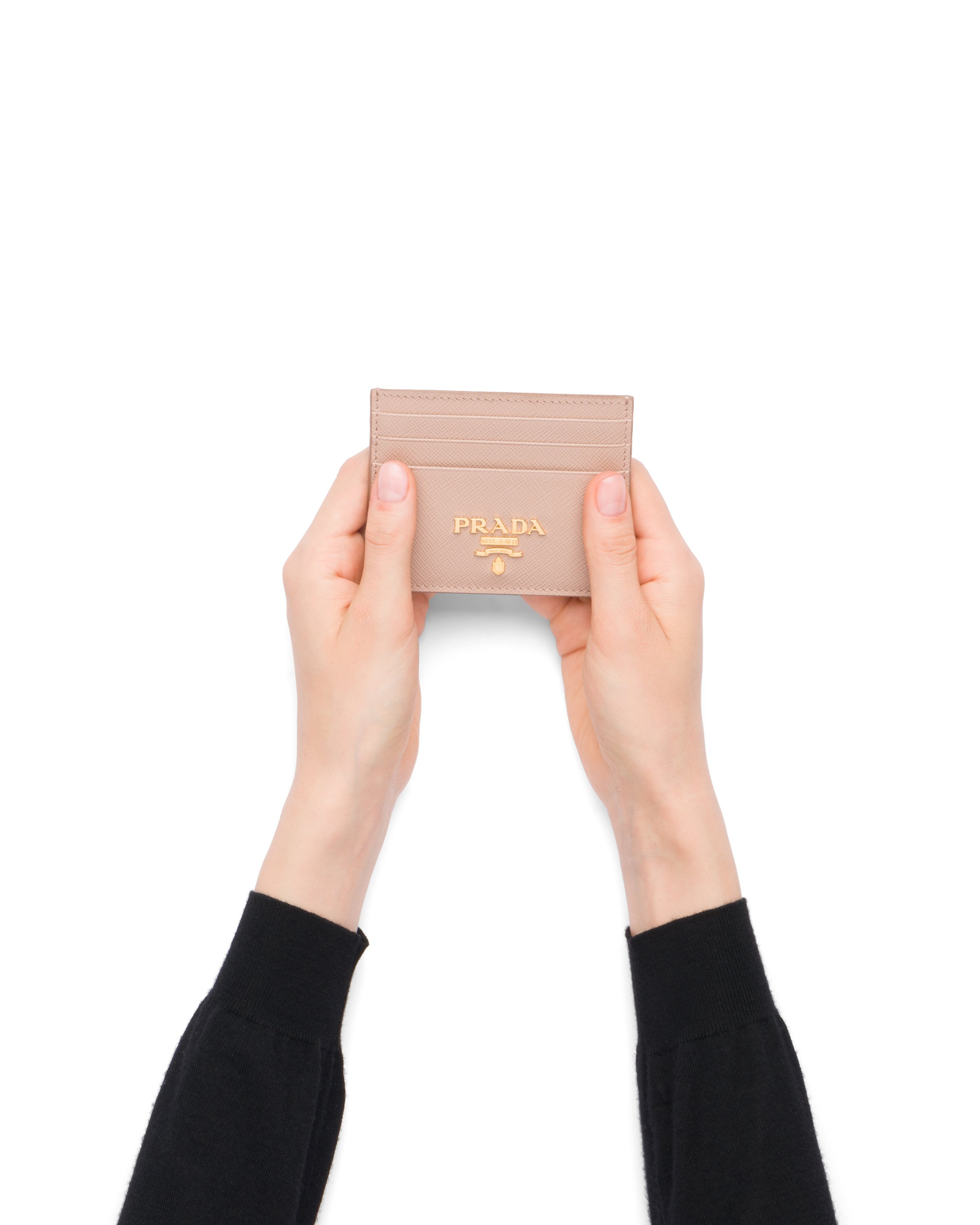 prada saffiano card case