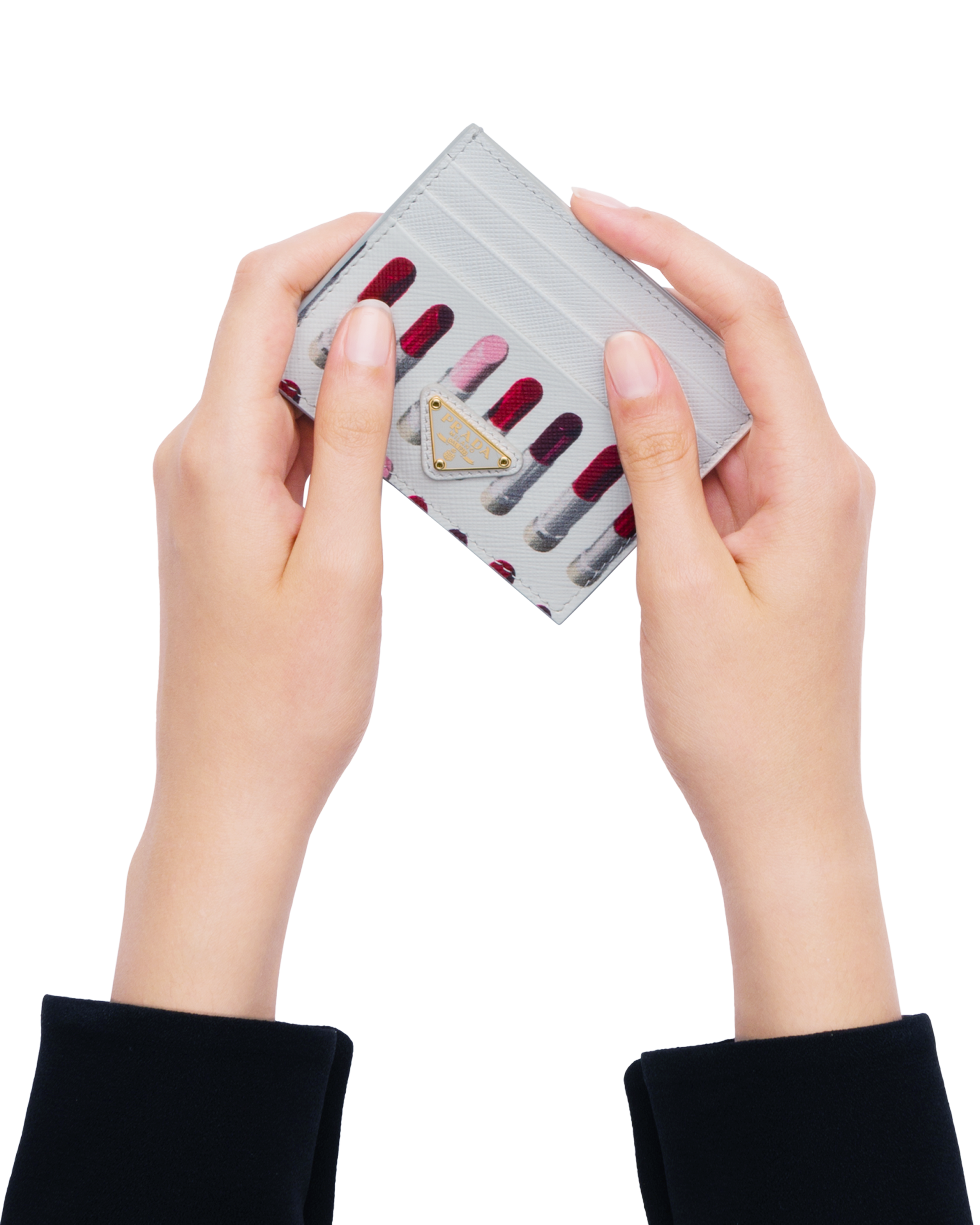 prada lipstick card holder