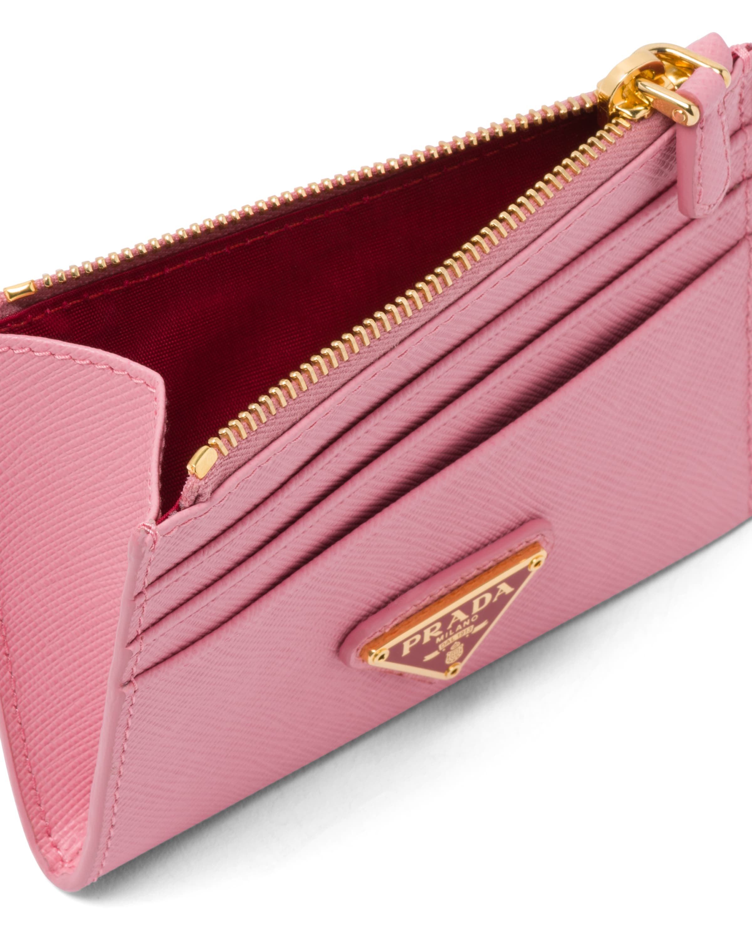 Saffiano Leather Card Holder Prada