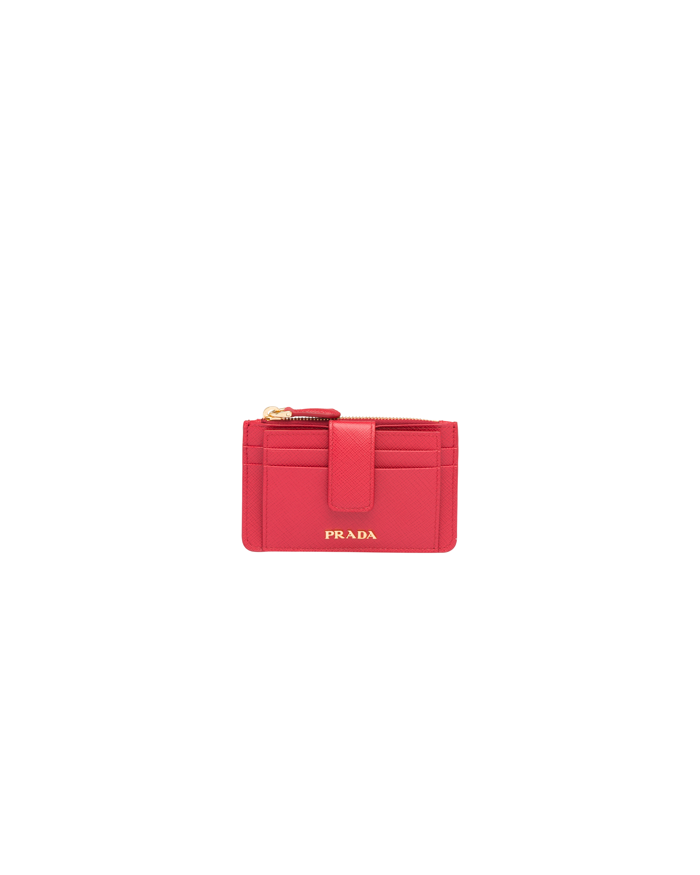 prada saffiano leather credit card holder