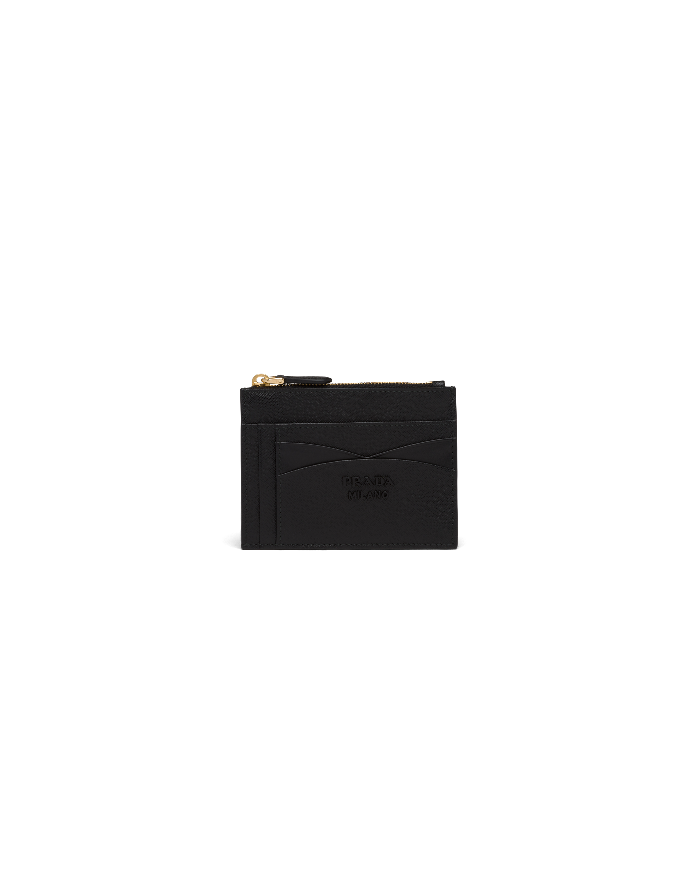 prada leather card holder