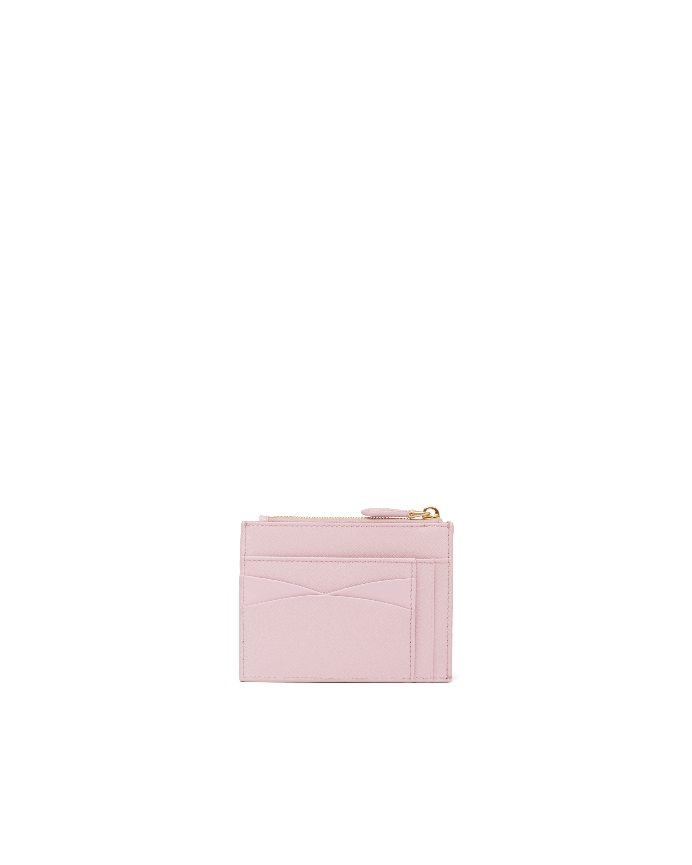 Prada Pink Saffiano Card Holder 