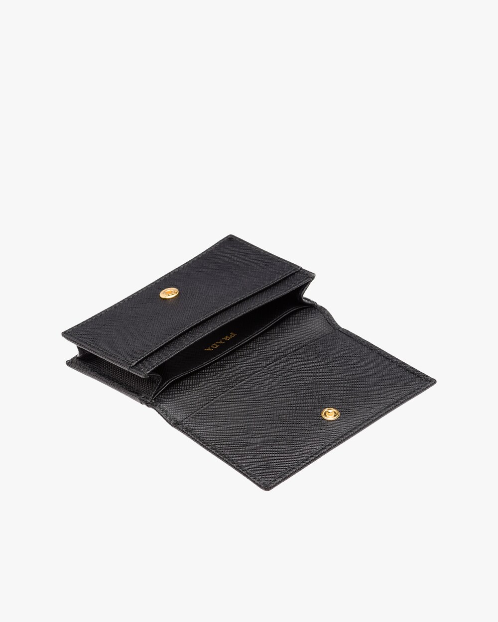 prada saffiano metal card holder