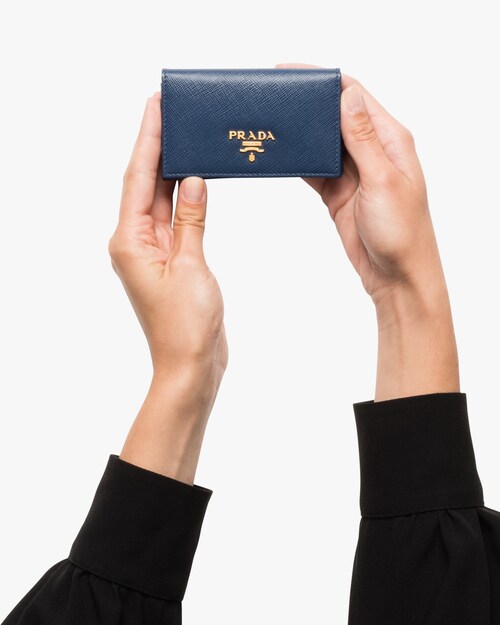 prada card holder with strap