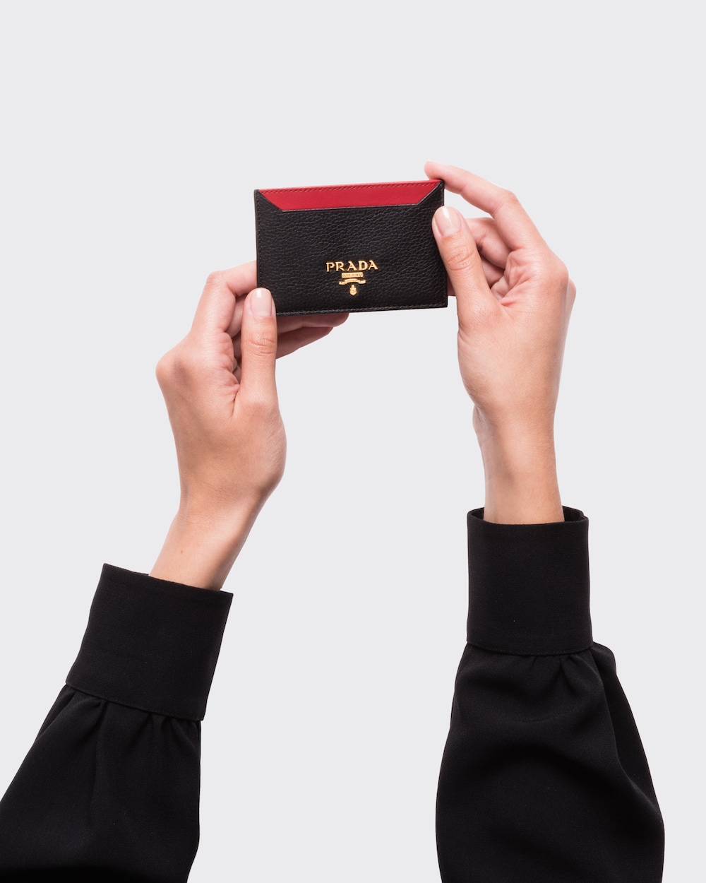 prada card case women