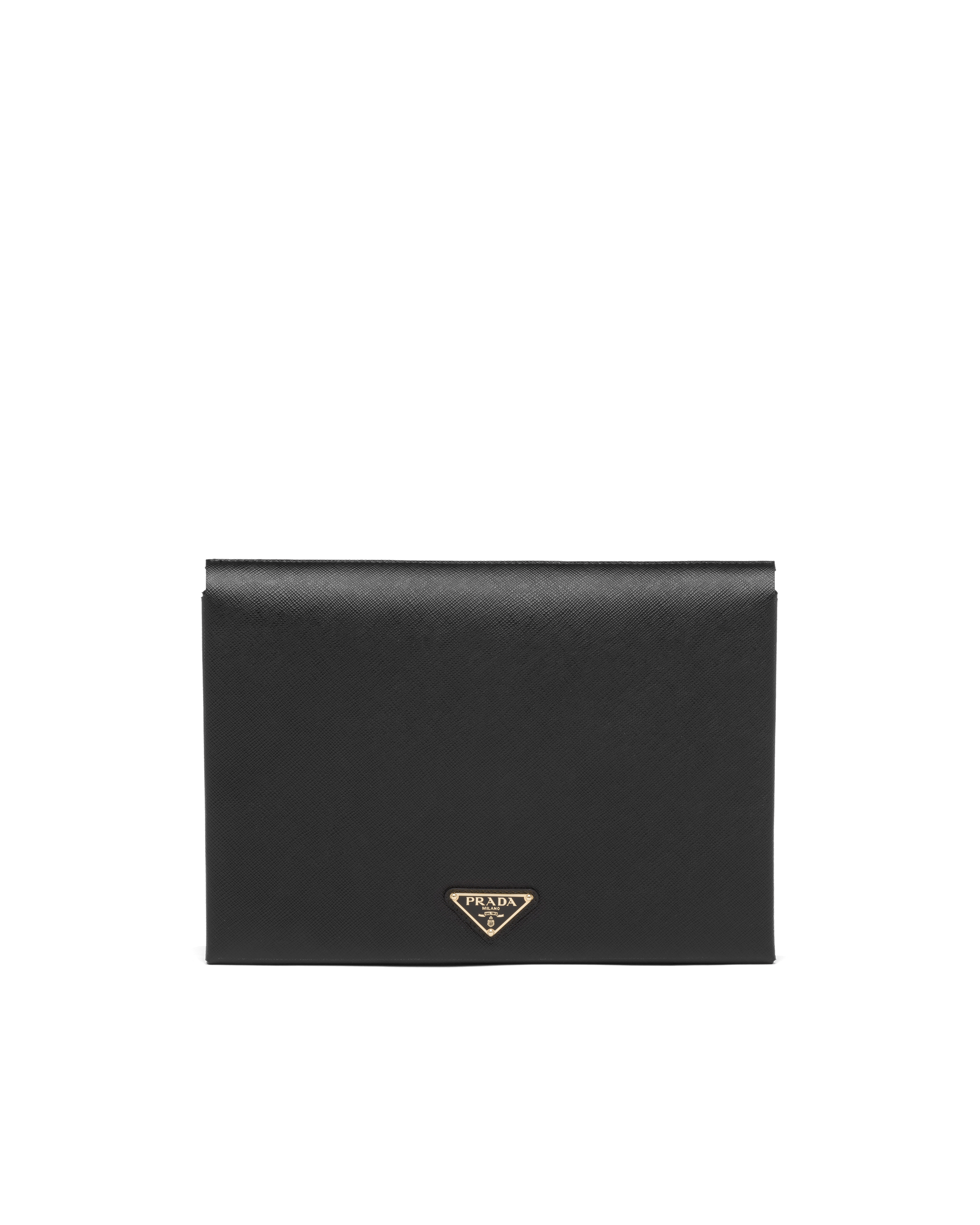 Large Saffiano leather document holder 