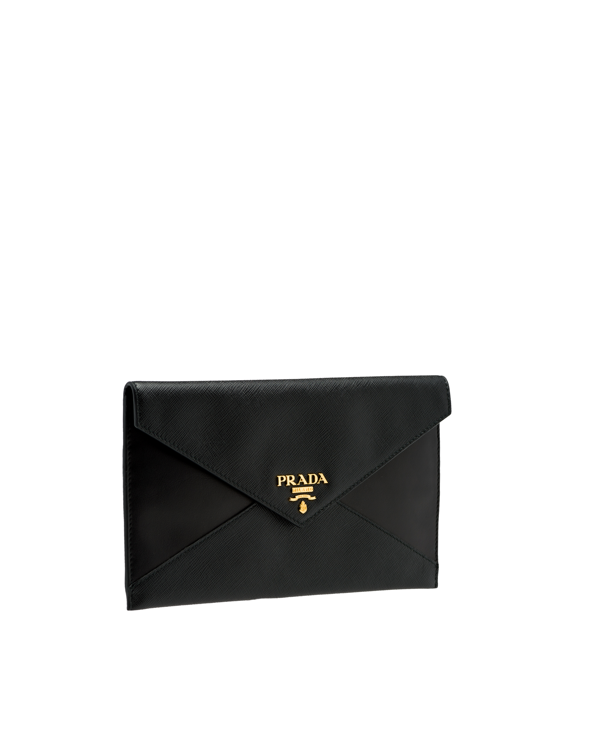 Black Document Holder Prada