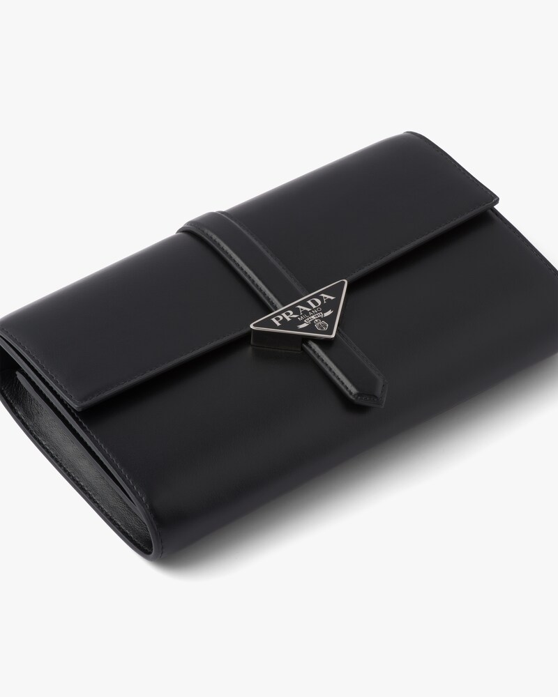 prada leather pouch