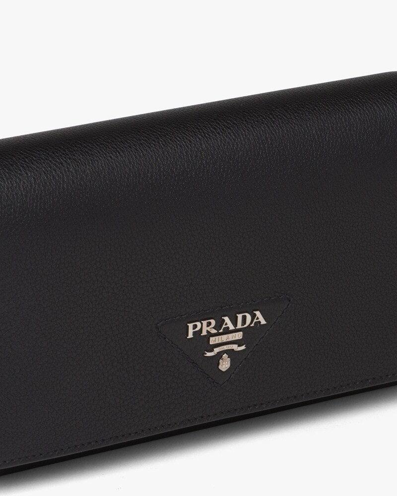 prada continental wallet